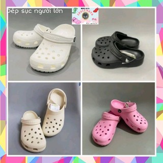 (Hàng Loại 1-Tặng 12 sticker) Dép Sục Crocs classic Cho Người Lớn, Nam Nữ. Sản Phẩm Cao Cấp, Nhựa Không Mùi