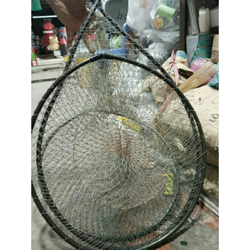 (35-65)Lờ đặt cá lóc vành nhựa size lớn