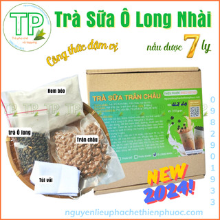 Set nấu trà sữa ô long lài cực ngon - đậm vị tươimát uống là ghiền