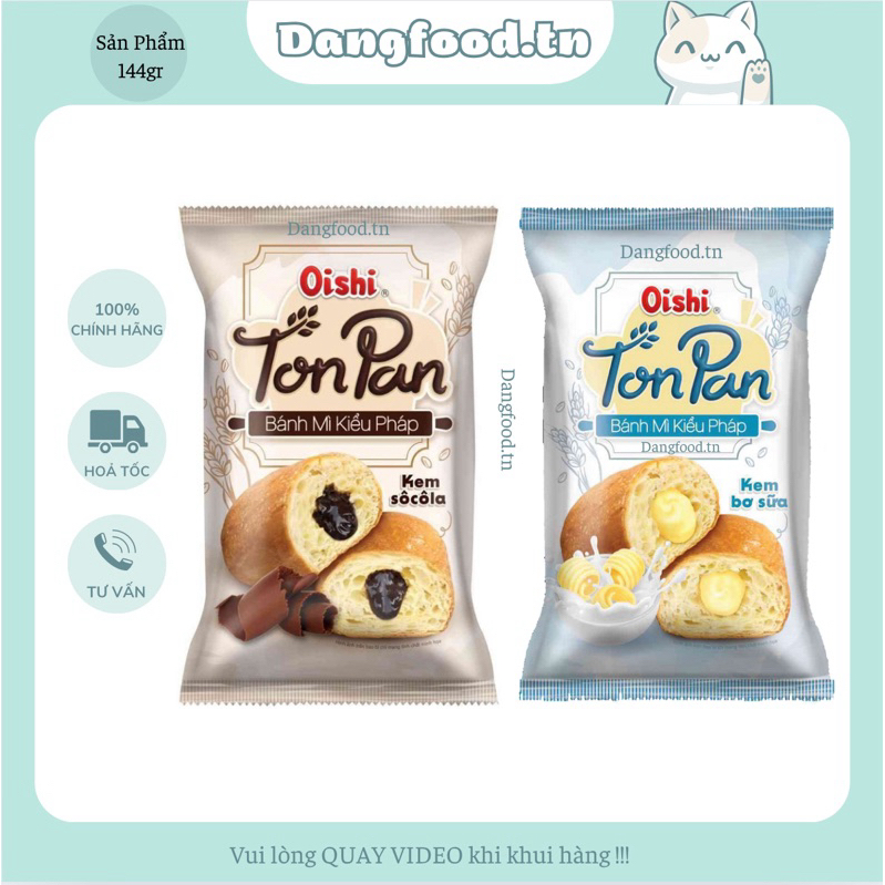 Bánh Mì TonPan Oishi 38gr - Bánh Mì Tươi Kiểu Pháp