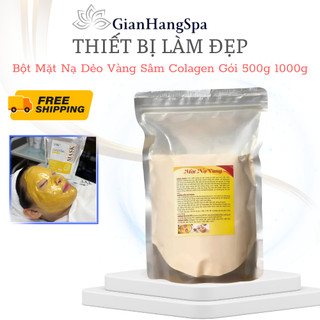 Bột mặt nạ dẻo vàng sâm colagen gói 500g 1000g