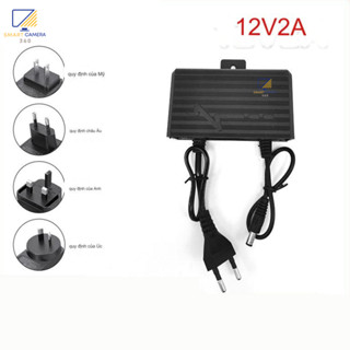 Nguồn adapter 12V-2A dùng cho camera giám sát có móc treo tường