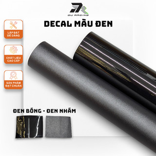 Decal màu đen dán ô tô, xe máy, dán láp tóp, điện thoại - Decal đen nhám, decal đen bóng