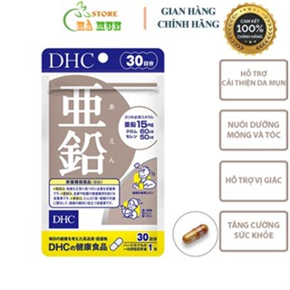  Viên uống DHC Kẽm Zinc 30 ngày - giúp khỏe móng tóc ngăn ngừa và giảm mụn tăng đề kháng cho cơ thể 