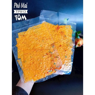 Bánh tráng phô mai tôm hành - vị ngọt béo, thơm mùi tép, không cay