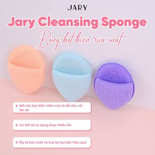 MIẾNG RỬA MẶT BỌT BIỂN JARY CLEANSING SPONGE