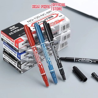 Bút lông dầu 2 đầu dạ kính viết cd aowa 120