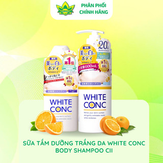 Sữa tắm dưỡng trắng da white conc body shampoo cii