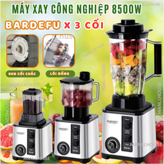 ( 3 Cối Xay ) Máy Xay Sinh Tố Công Nghiệp BARDEFU 3 Cối Xay Hàng Chính Hãng, máy xay đa năng siêu khoẻ bảo hành 12 tháng
