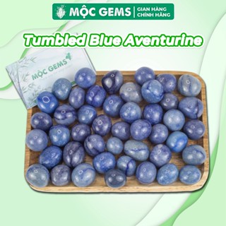  Đá Thanh Tẩy Blue Aventurine Rung Bóng Mộc Gems Giúp Tăng May Mắn Và Nâng Cao Khả Năng Giao Tiếp 