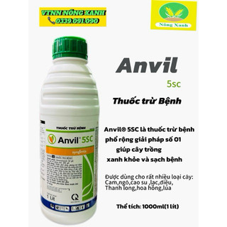Anvil 5SC 1 lít - Đặc trị đốm đen hoa hồng - rỉ sắt ca phê - đốm lá