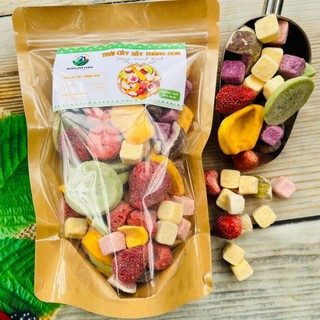 Trái cây sấy thăng hoa Mangline Farm Đà Lạt 200g đồ ăn vặt thơm ngon độc đáo