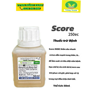 Score 250EC Đặc trị bệnh phấn trắng - mốc sương cho cây trồng