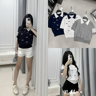 Áo polo tho.m thêu chó cổ đức hàng qccc