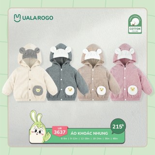 Áo khoác nỉ nhung cho bé 6 tháng đến 4 tuổi