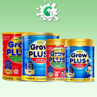 [ Chính Hãng] Sữa Grow Plus Nutifood Xanh , Đỏ Lon 900g và 1,5kg [ Mẫu Mơi] [ date luôn mới ]