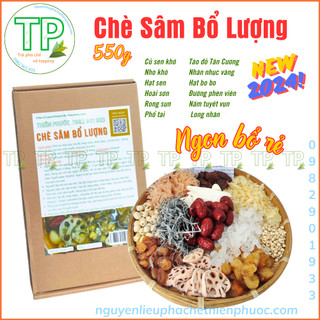 Chè sâm bổ lượng Thiên Phước 550g - set sâm bổ lượng nấu 12 - 15 ly chè ngon rẻ bổ dưỡng