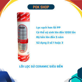 Lõi lọc sứ Ceramic chính hãng Đại Việt sử dụng cho máy lọc nước Daikiosan & Makano