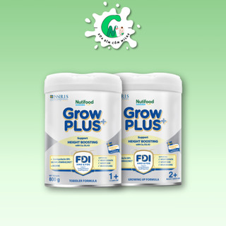 Sữa Bột 2+ chiều cao Nutifood Sweden GrowPLUS+ Cao lớn vượt trội trên 2 tuổi 800g