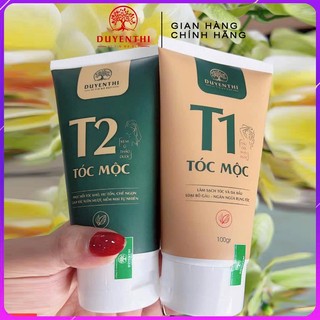 Combo gội xả t1 t2 tóc mộc duyên thị bách y sâm - ngừa rụng tóc 100ml mẫu mới