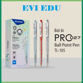 [Hàng chính hãng] Hộp 20 cây bút bi Thiên Long TL-105 / TL105 màu pastel PRO 027