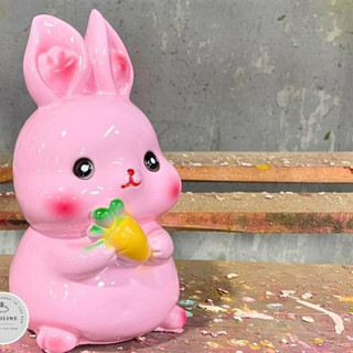 Lợn đất heo đất ống heo tiết kiệm tiền thỏ con xinh xinh cute đáng yêu - HDBB43