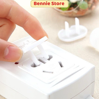 Set 5 nút bịt ổ điện an toàn cho bé, nút bịt ổ điện đôi, 2 chân