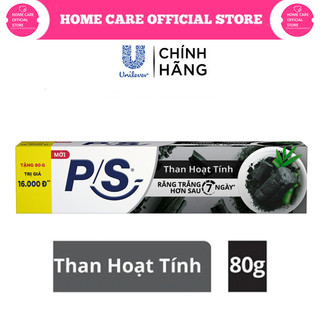 Kem đánh răng P/S than hoạt tính 80g Mẫu Mới