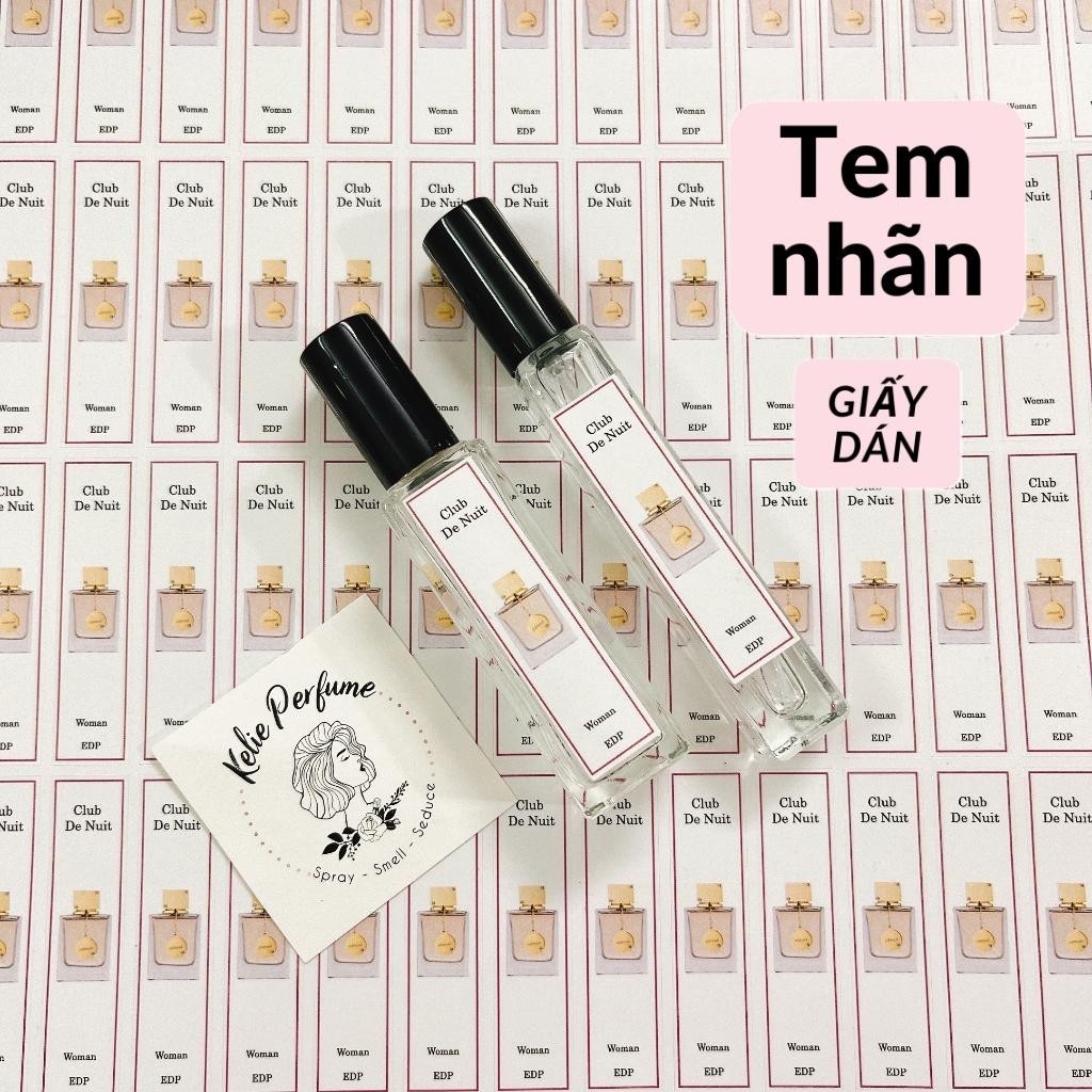 [HCM] [POST 1] Tem nhãn dán chai lọ Armaf đủ các dòng.