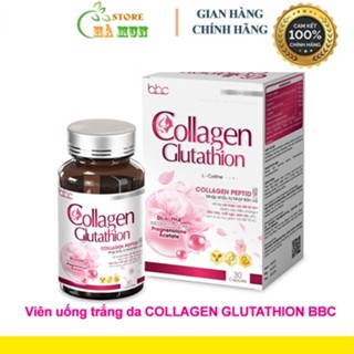 Viên uống trắng da COLLAGEN GLUTATHION BBC tăng nội tiết tố nữ, sáng da, giảm thâm mờ nám, tàn nhang