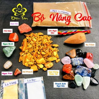 Bộ Thất Bảo Nâng Cao _ Tặng kèm ngũ vị hương, gạo vàng, nụ trầm, chỉ ngũ sắc, di hiệu, trang kim, t.a ngũ sắc