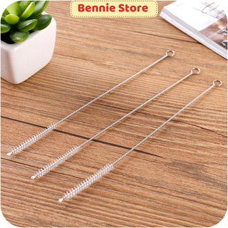 Cọ vệ sinh dây hút bình nước , Cọ bình sữa, núm ty cho bé bằng thép không gỉ