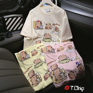 Áo phông hình Capybara full màu