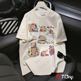 Áo phông hình Capybara full màu