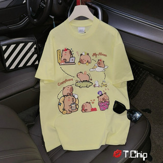 Áo phông hình Capybara full màu