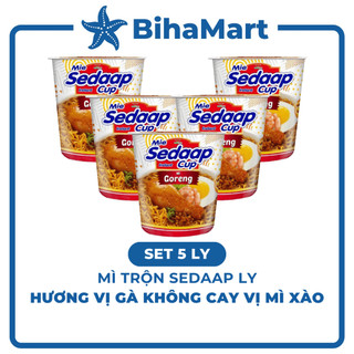 - sedaap - mì trộn sedaap ly vị mì xào - mì sedaap vị gà không cay vị mì xào