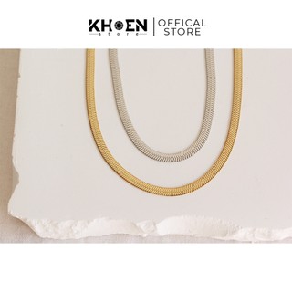 Vòng cổ - Xích mịn vàng bạc - Khoen store