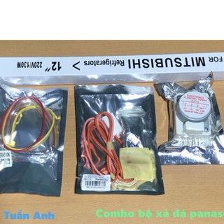 Combo Bộ Xả Đá Tủ Lạnh Panasonic ( Sò Nóng + Sò Lạnh + Bóng Sấy + Timer )