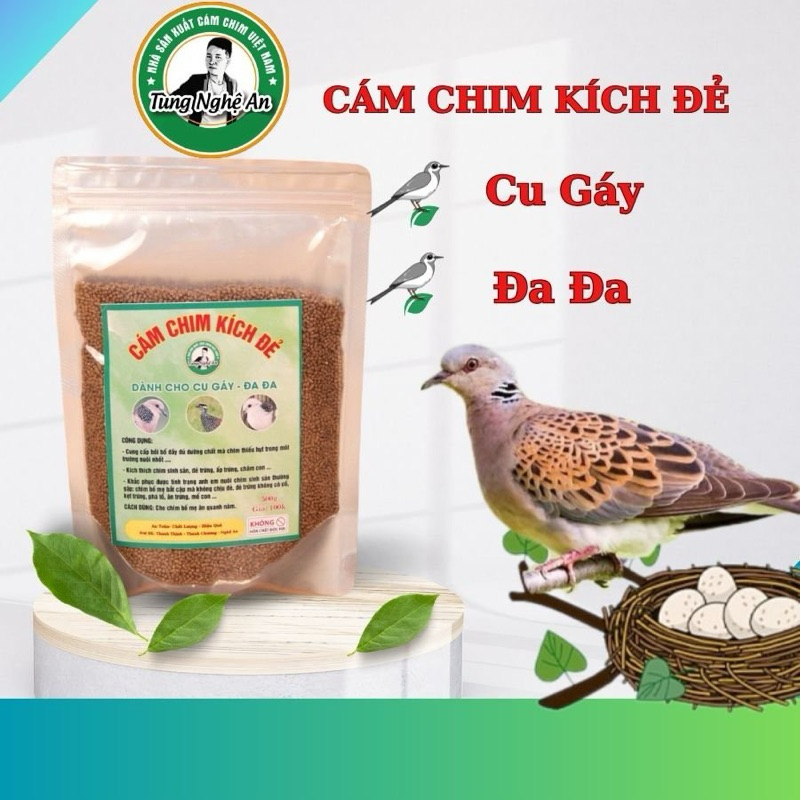 Cám chim kích đẻ cu gáy - đa đa ( cám chim đẻ - cám chim sinh sản )