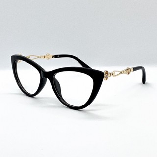Mắt Kính Mát Chống Nắng Dành Cho Nữ Tròng Kính Mắt Mèo Thời Trang Gọng Kính Cận Kim Loại - MÈO CN