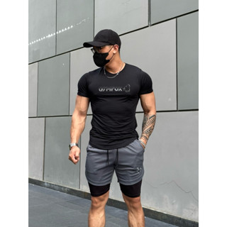 Set Áo Quần Tập Gym Nam GymFox Áo và Quần 2 lớp