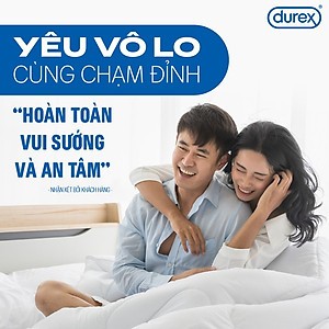 Bao Cao Su DUREX PERFORMA Kéo Dài Thời Gian, Hộp 12 Hàng Chính Hãng, có che tên