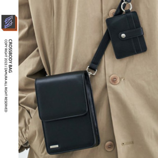Túi đeo chéo nam hộp vuông nhỏ gọn da pu cao cấp dày dặn kèm ví thẻ tiện lợi sang trọng thời trang đi chơi đi học ZM022