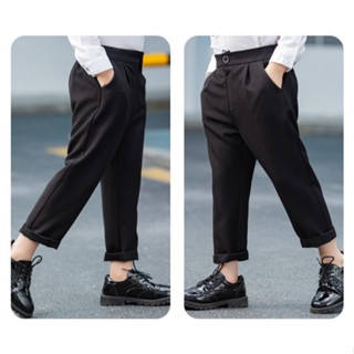 Quần âu / Loại 1 , Dành cho bé trai thích phong cách hàn quốc , Dễ phối đồ sơ mi và giày tây , mặc 4 mùa vải mềm mịn