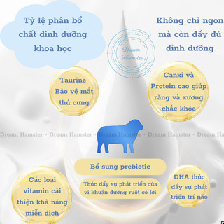 Bột sữa dê Bucatstate cho hamster và thú nhỏ