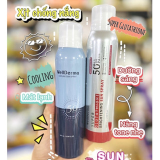 XỊT CHỐNG NẮNG WELLDERMA HÀN QUỐC (chính hãng)
