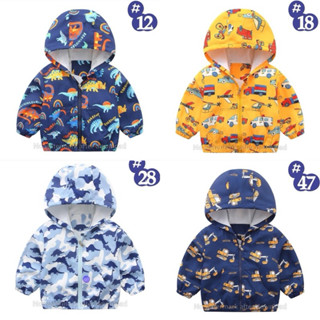  Áo gió bé trai Janeshop áo khoác cho bé trai 2 lớp lót lưới mềm 11-26kg mẫu mới nhất AGT018 