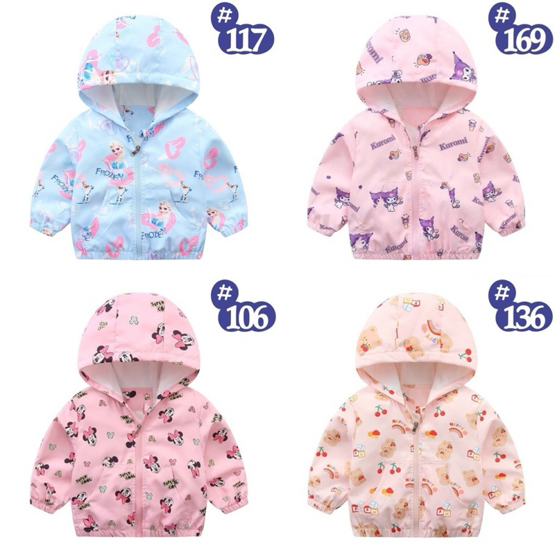Áo gió bé gái Janeshop, Áo khoác xịn lót cotton mềm mịn 2 lớp dày dặn Ma AGG018