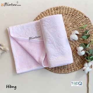 Chăn cho bé, mền cho bé thương hiệu MINTUU, chất liệu cotton trần bông, kích thước 90*120 cm