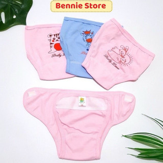Tã vải dán Baby Leo có size 3-8kg chất liệu cotton, Tã vải tam giác cho bé size 1,2,3